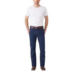 Wrangler Men's 13MWZ Blue Straight Leg No Stretch Jeans